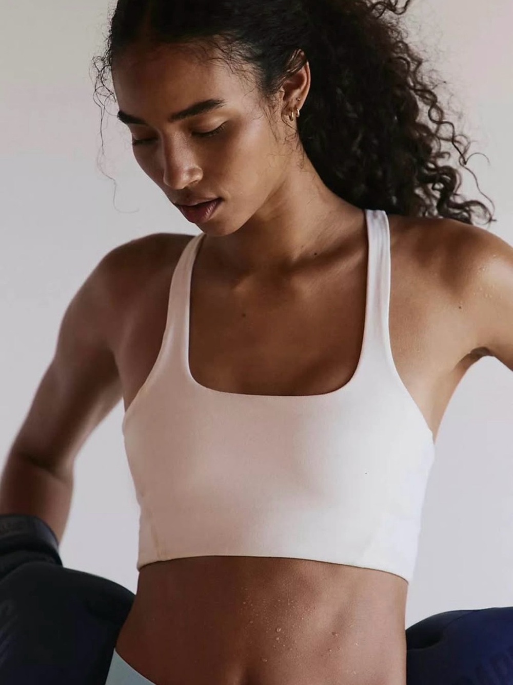 White Movement by Free People FP Never Better Square Neck women’s Sports Bra XS
